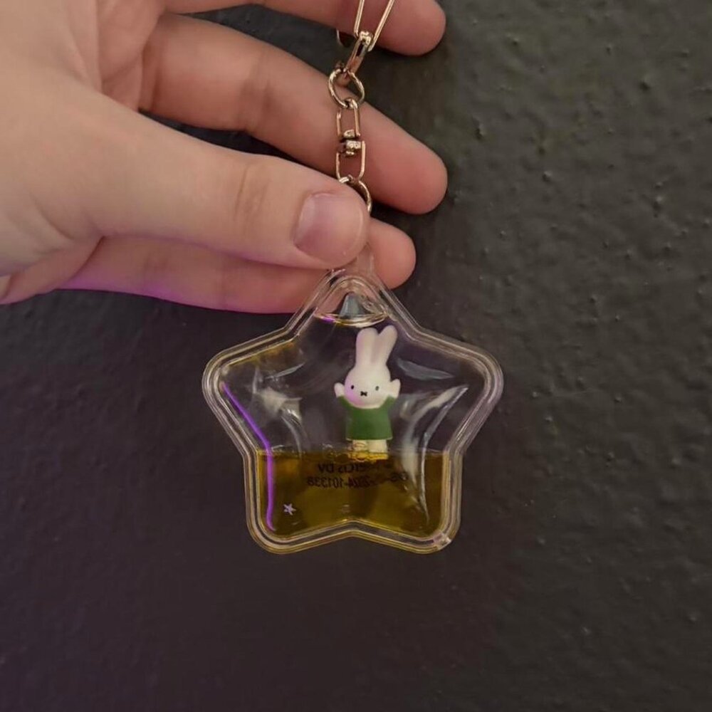 Miffy keychain | rabbit bunny cute kidcore trinkets cute kawaii